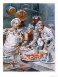 168339_b~in-the-kitchen-preparations-for-christmas-eve-dinner-in-a-paris-restaurant-from-l-illustration-posters
